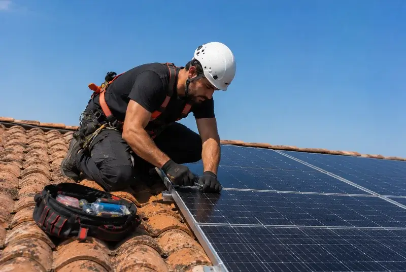 Maintenance et monitoring de panneaux solaires à Miribel