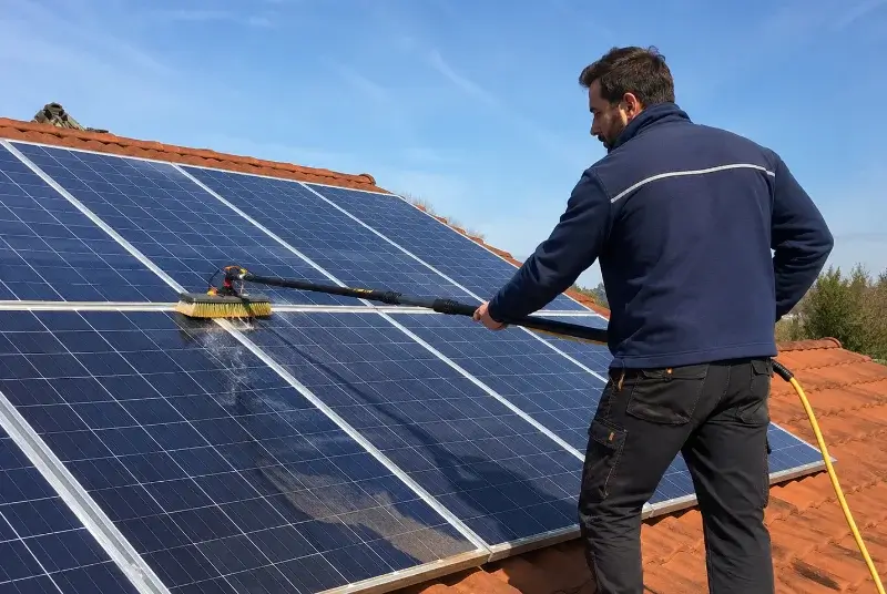 Nettoyage et entretien de panneaux solaires à Miribel