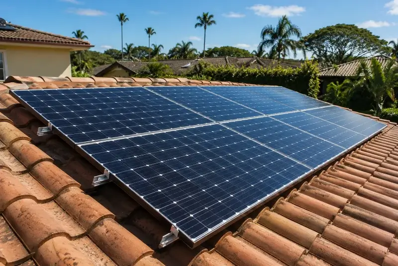 Installation de panneaux solaires à Miribel